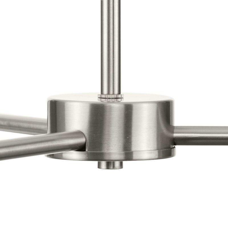 Hilrich 6 - Light Dimmable Sputnik Modern Linear Chandelier