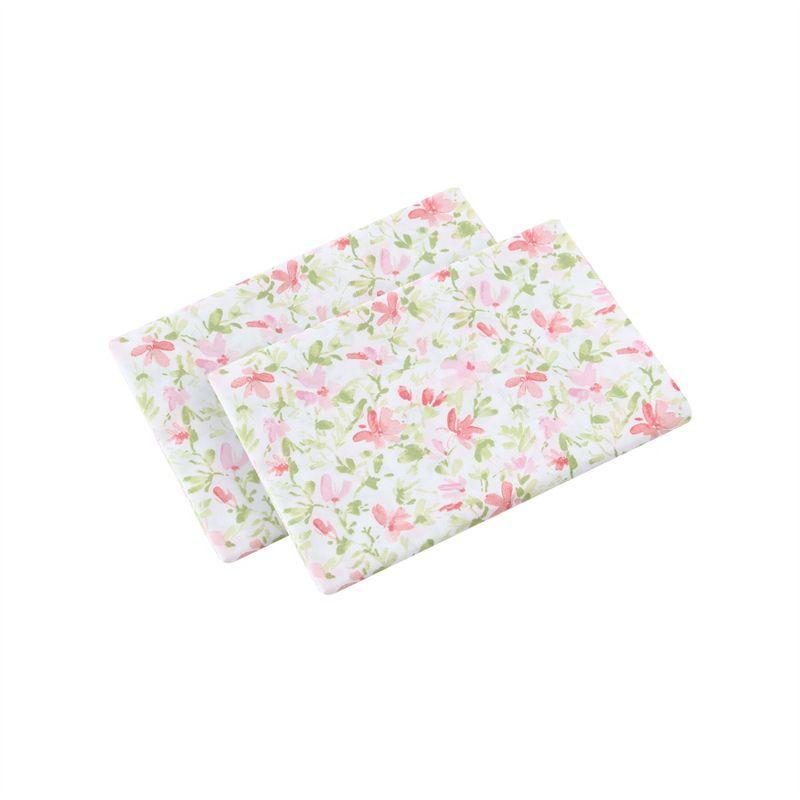 Laura Ashley Printed Cotton Percale Pillowcase Set