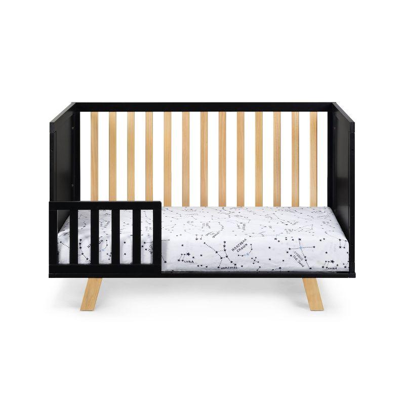 Suite Bebe Livia 3-in-1 Convertible Island Crib - Black/Natural