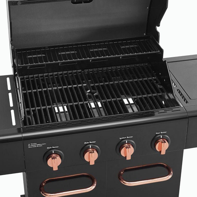 Kenmore 4-Burner Propane Gas Grill with Searing Side Burner