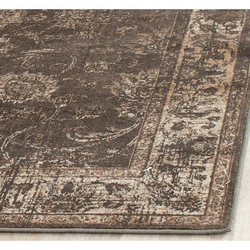 Vintage VTG117 Power Loomed Indoor Skid-Resistant Runner Rug - Taupe - 2'2"x8' - Safavieh
