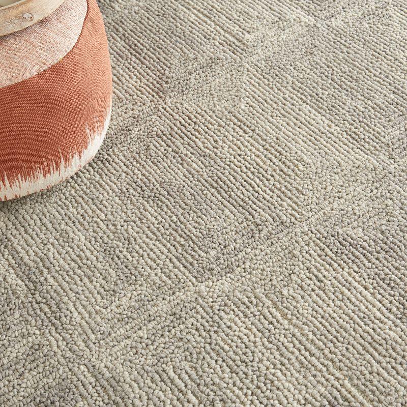 Nourison Vail Contemporary Indoor Area Rug Grey 8'3" x 11'6"