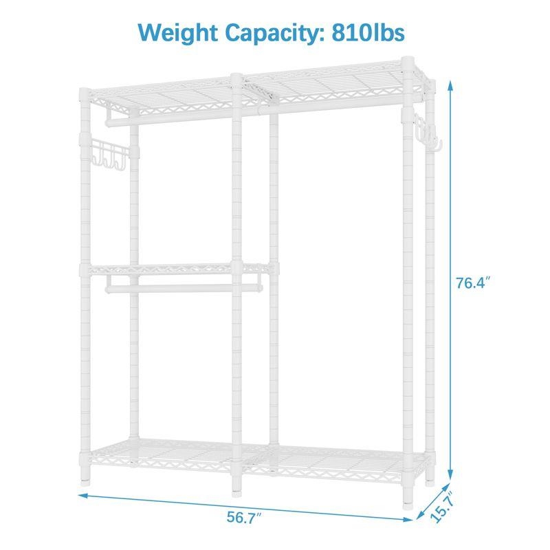 VIPEK V4 Garment Rack Bedroom Armoires Compact Freestanding Closet Storage Organizer