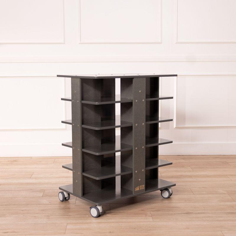 ECR4Kids ECR4Kids 20-Compartment Mobile Storage Tower, 5x4, Classroom Furniture,