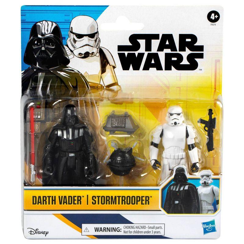 Star Wars Darth Vader and Stormtrooper Action Figure Set