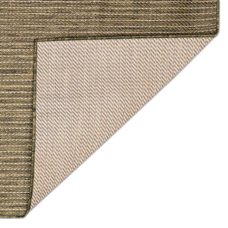 Liora Manne Carmel Texture Stripe Indoor/Outdoor Rug Green 7'10" x 9'10"