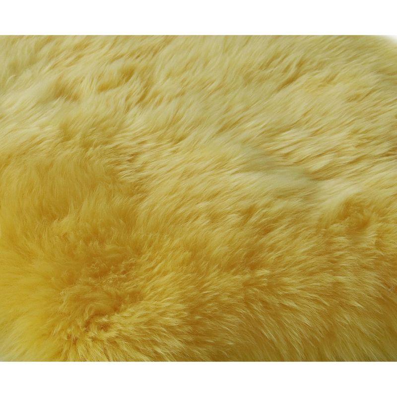 Natural Milan Sheepskin Single Rug | Logan berry | 2'x3'