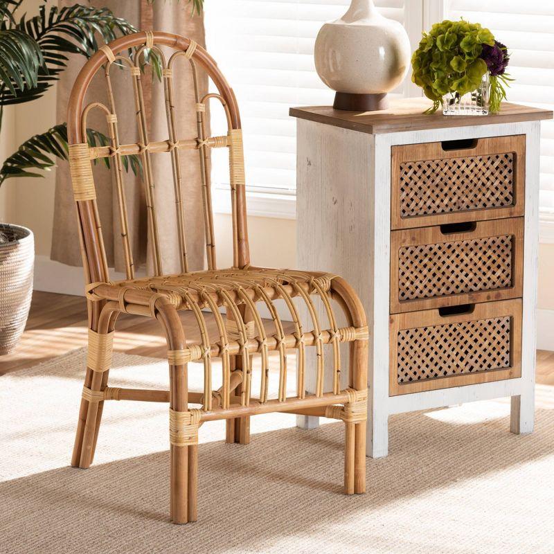 Athena Rattan Chair Natural - bali & pari