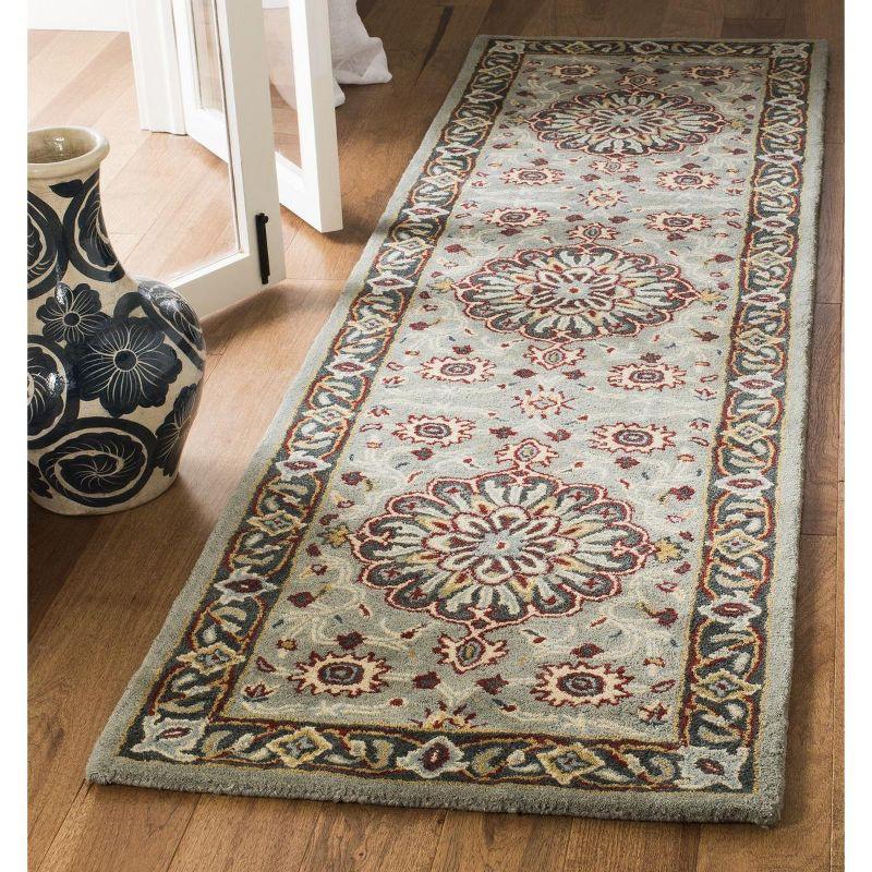 Heritage HG736 Handmade Accent Rug - 2'x3' - Grey/Charcoal - Safavieh