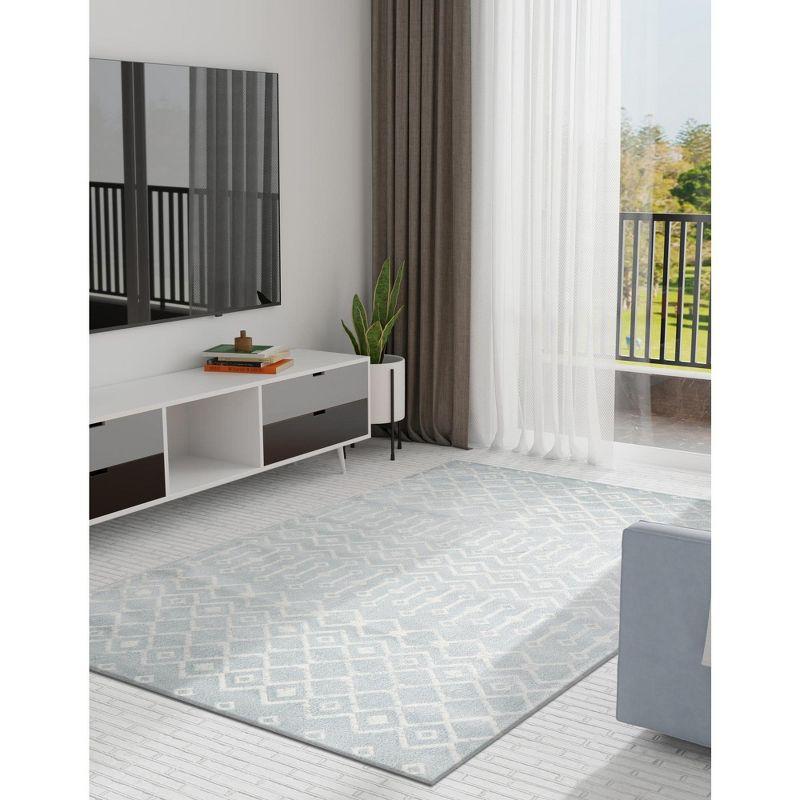 Unique Loom Moroccan Trellis Area Rug