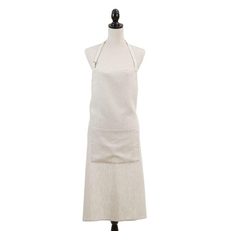 Cuisine Linen Striped Kitchen Apron