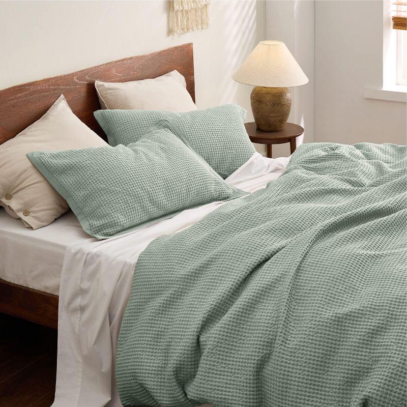 Bedsure Bedsure 100% Cotton Waffle Weave Duvet Cover