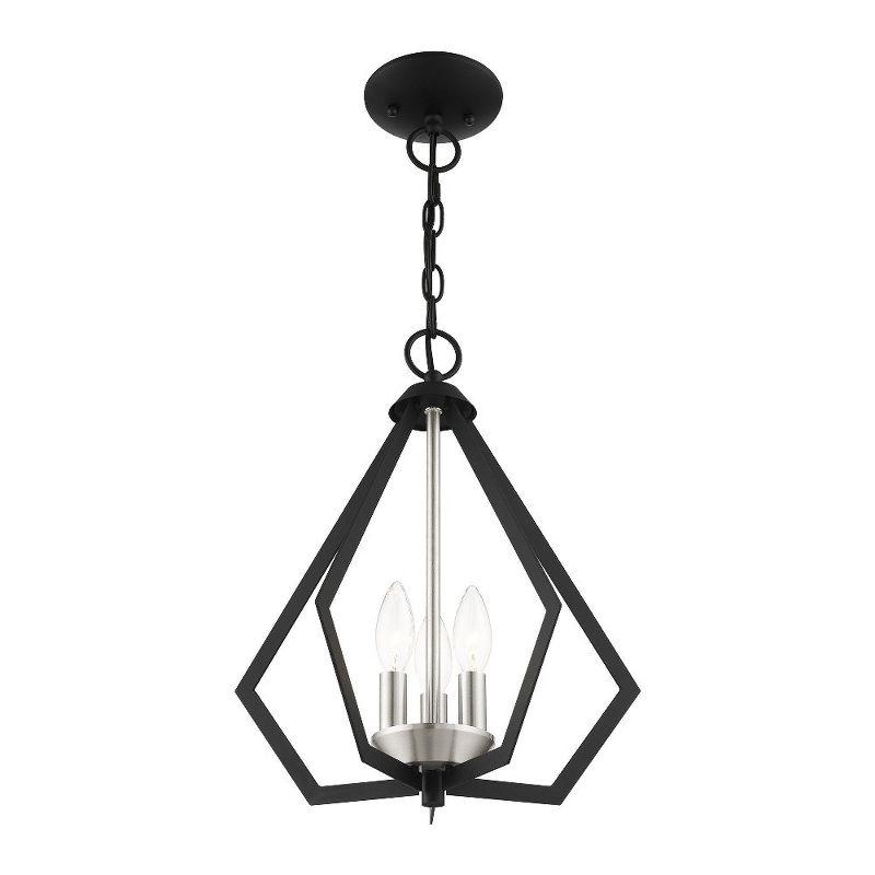 Livex Lighting Prism 3 - Light Chandelier in  Black