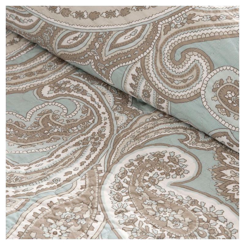 Dierdre Paisley Cotton Coverlet Set - 4-Piece