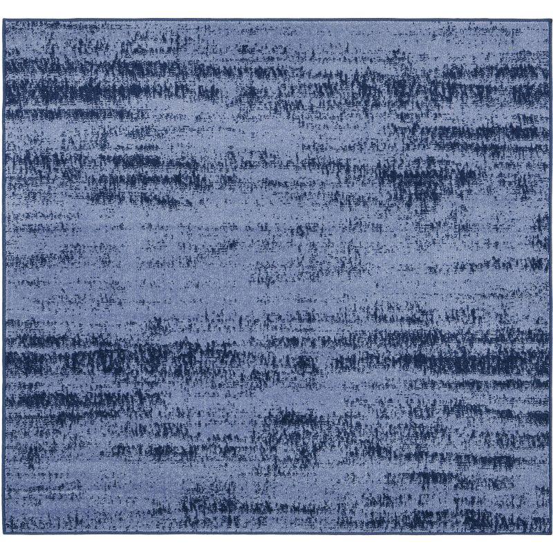 Nourison Essentials 5' x square Denim Modern Indoor/Outdoor Rug