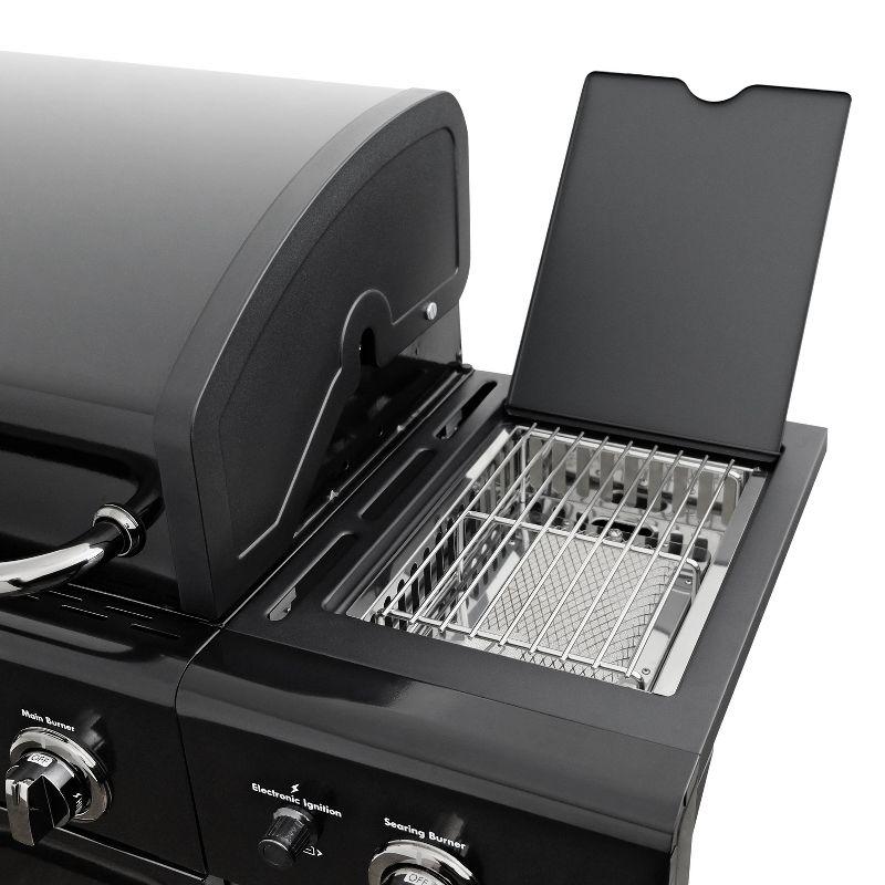 Kenmore 4-Burner Propane Gas Grill with Searing Side Burner