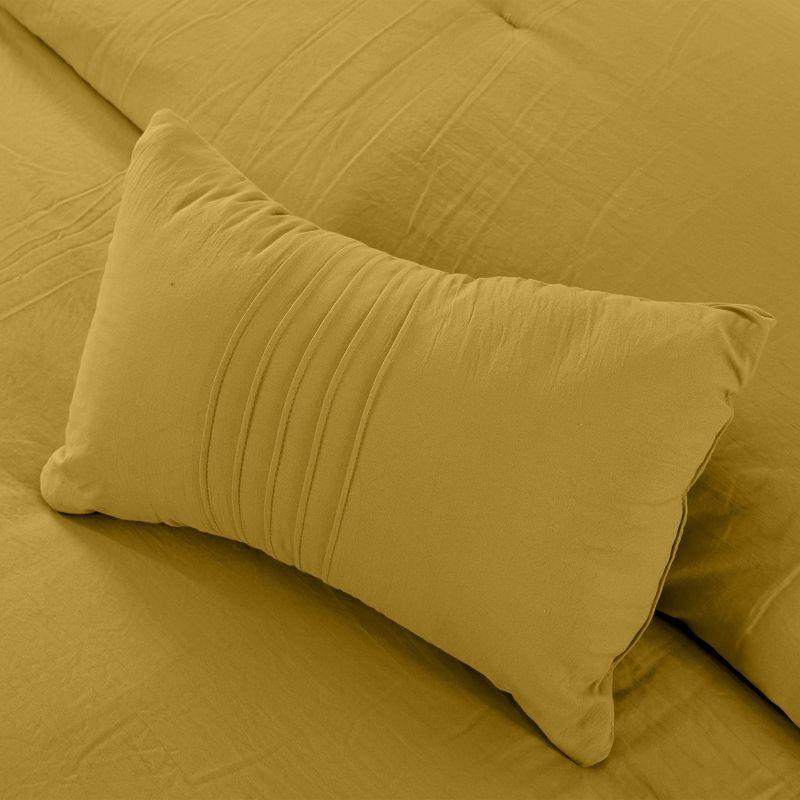 Modern Threads Modern Threads - Beck Comforter Set - Down Alternative Brushed Microfiber - Elegant All Season Bedspread Set - includes Comforter, Shams, & Decorative Pillow