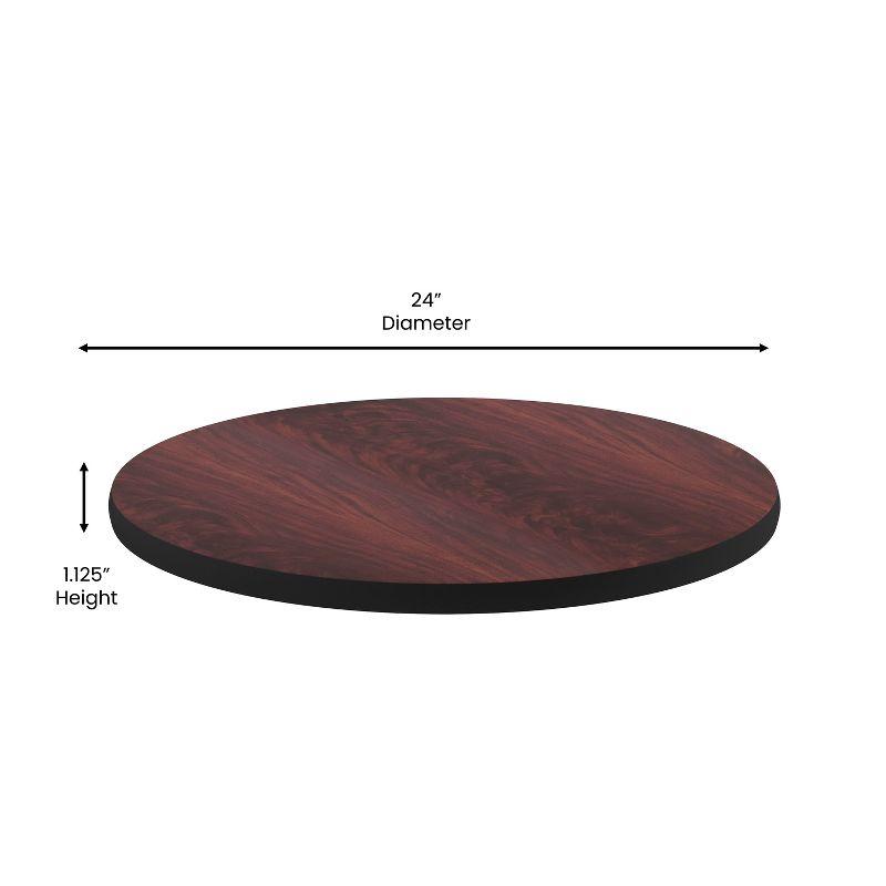 Flash Furniture 24'' Round Table Top with Reversible Laminate Top