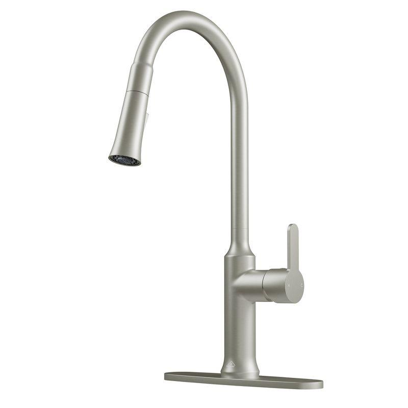 CASAINC CASAINC Single-Handle Pull-Down Kitchen Faucet Single Hole Faucet CA-D4171-BN