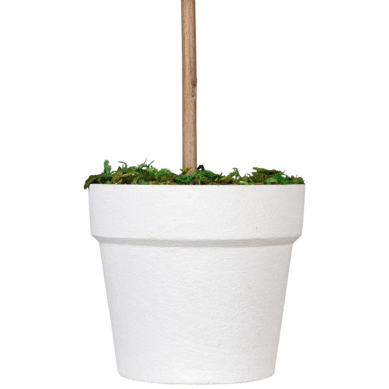 Northlight Seasonal Green Reindeer Moss Ball Potted Artificial Spring Topiary Tree