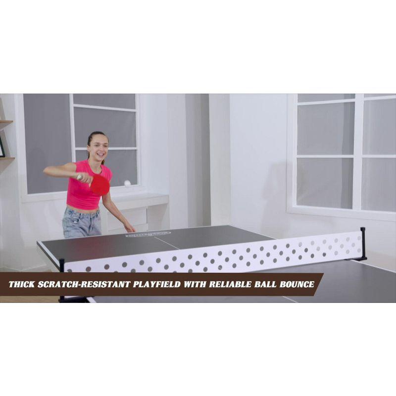 Barrington 9-ft Coventry Tennis Table, Official Size with Metal Net and Storage Drawer