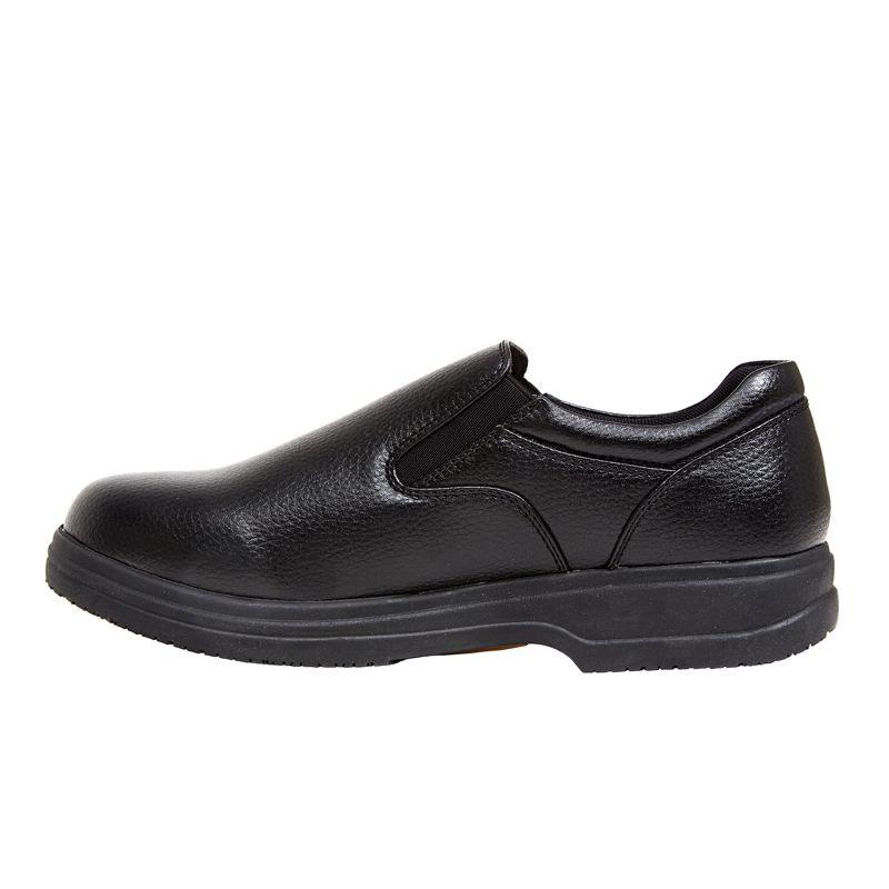 Deer Stags Men's Manager Slip-Resistant Workwear Loafer - Black - 16 Wide