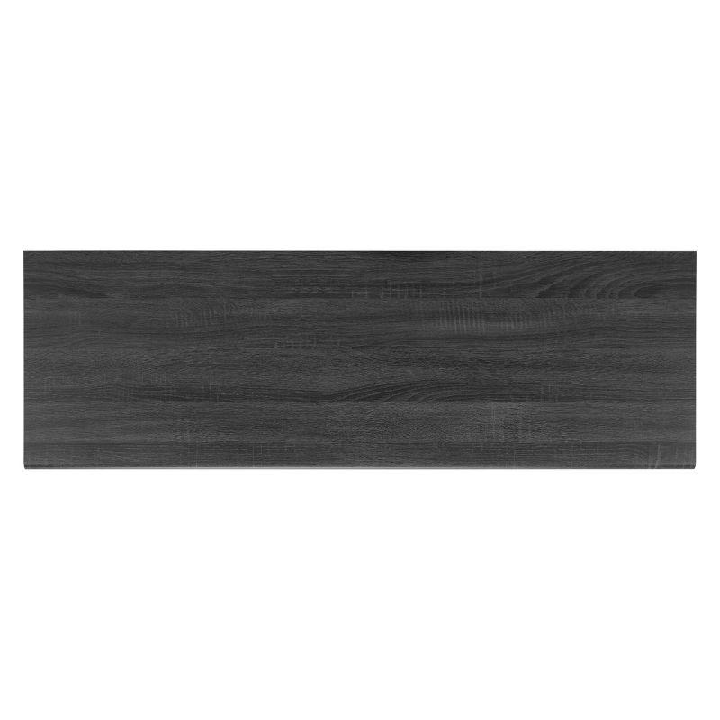 Aurelio 1 Door 2 Shelf Media Stand - MED9600 - Distressed Black - Safavieh