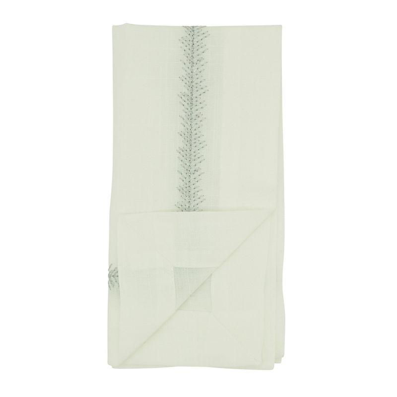 Saro Pomeline Collection Polyester No Pattern Square Napkin (Set of 4)