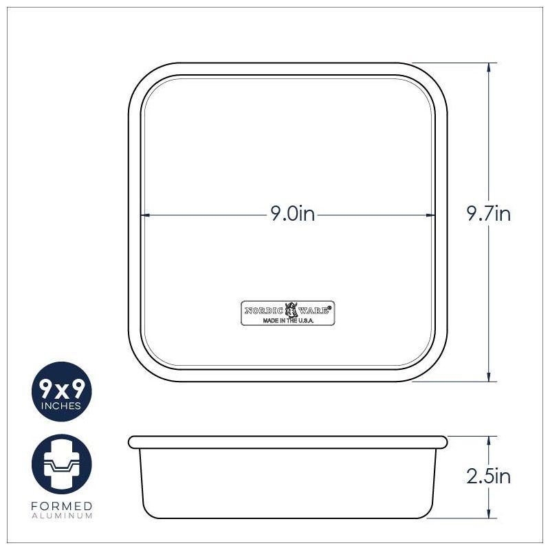 Nordic Ware Naturals® 9" Square Cake Pan