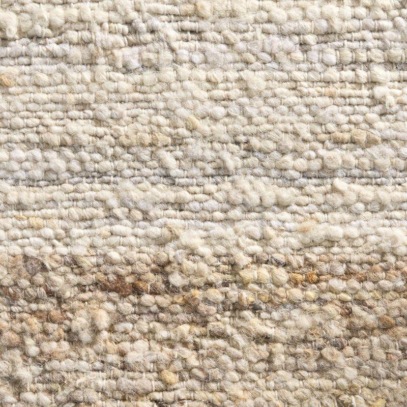 Town & Country Terra Montana Textured Border Handcrafted 100% Wool Area Rug