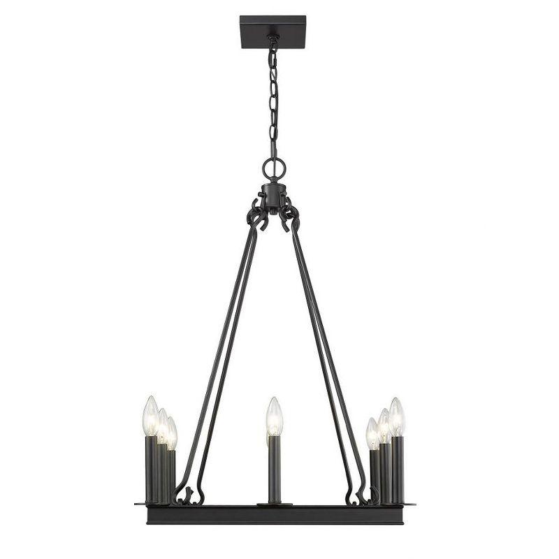 Z-Lite Barclay 8 - Light Chandelier in  Matte Black