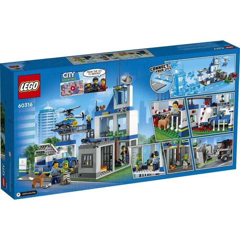 LEGO City Police Station Truck Toy & Helicopter Set 60316