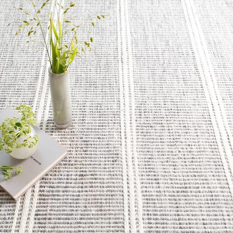 Malta Grey Handwoven Wool Rug