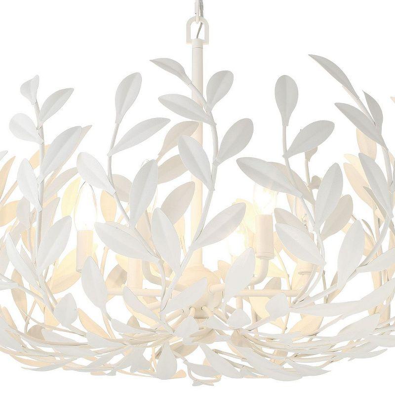 Crystorama Lighting Broche 6 - Light Chandelier in  Matte White