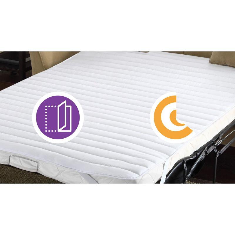 Pinehur Ultra-Soft Microfiber Waterproof Sofa Bed Mattress Pad