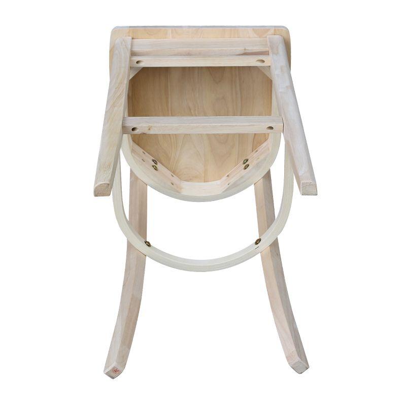 International Concepts Emily Bar Height Stool - 30 inches Seat Height