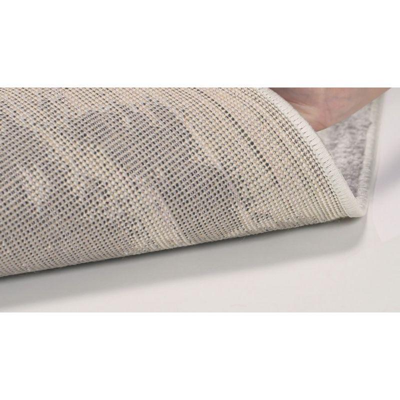 Adirondack ADR133 Machine Made Indoor Area Rug - Ivory/Grey - 6' Round - Safavieh