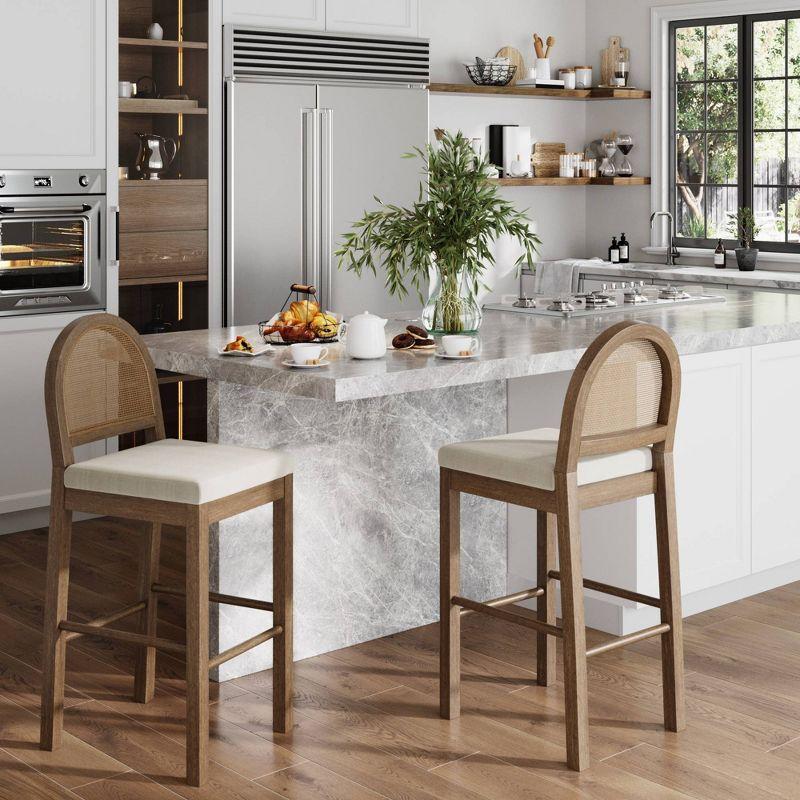 Nathan James Boucle Counter Stool