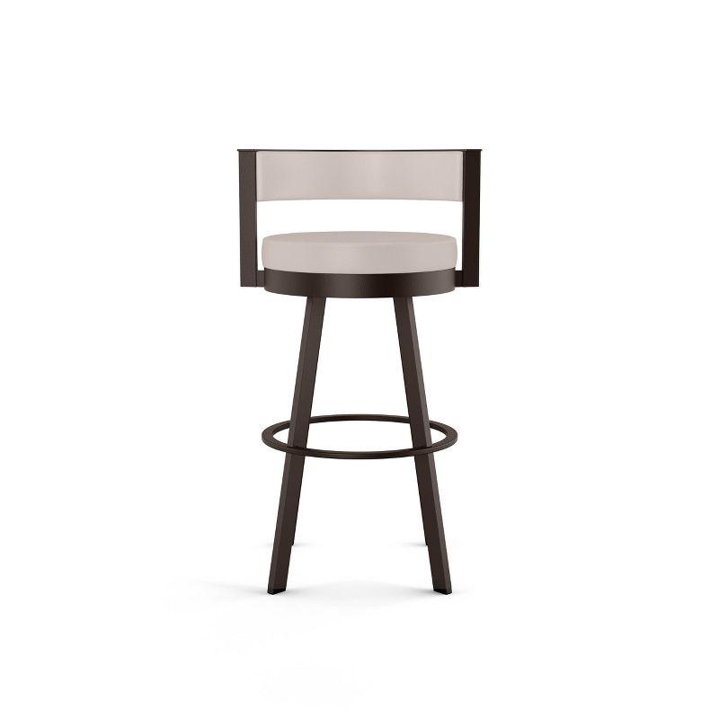 26" Browser Swivel Counter Height Barstool with Upholstered Seat - Amisco