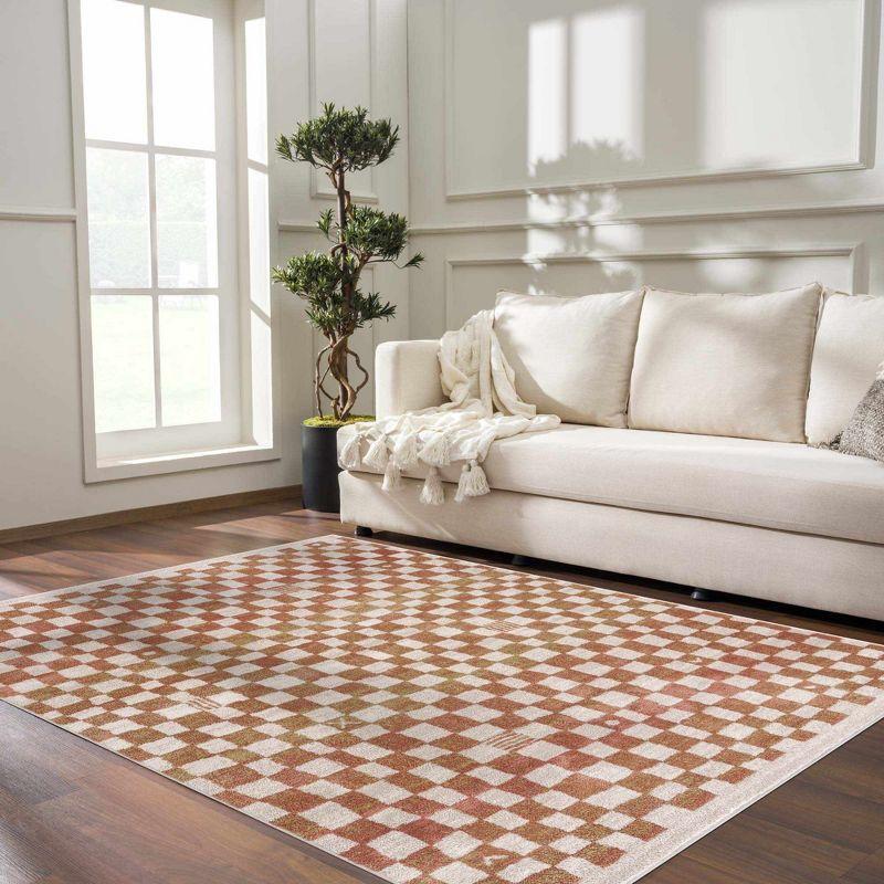 Hauteloom Rectangle Area Rug   Cream
