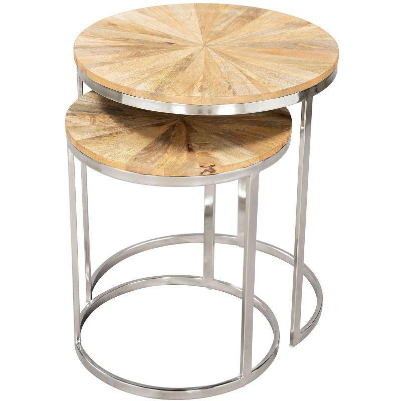 Zuo Hospitality Solid Wood Nesting Coffee Table