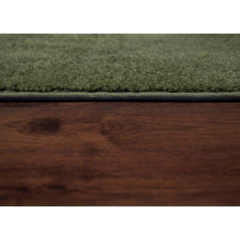 2pc Traditional Nylon Washable Bathroom Rug Set Deep Fern - Garland Rug: Latex Backed, Tufted, Machine Made Bath Mats Set