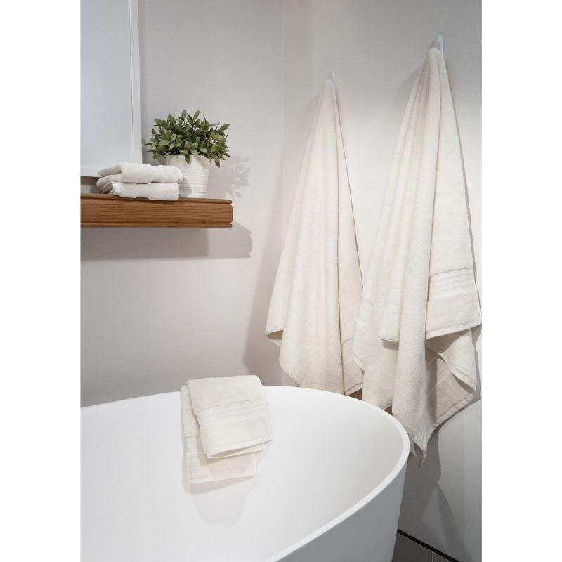 Fabdreams 6 Piece 100% Organic Cotton Towel Set