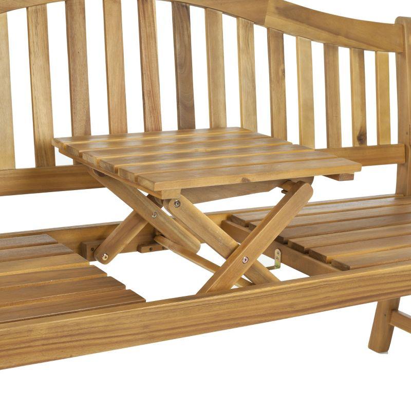 Mischa Bench - Outdoor - FOX6703 - Natural - Safavieh