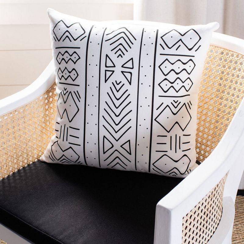 Kerra Cotton Reversible Throw Pillow