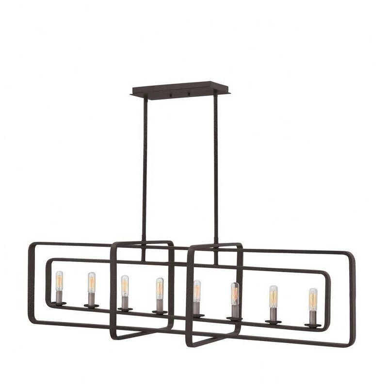 Hinkley Lighting Quentin 8 - Light Chandelier in  Aged Zinc