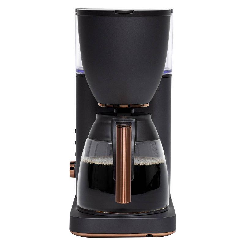 Café ™ Matte Black 10-Cup Drip Coffee Maker with Glass Carafe