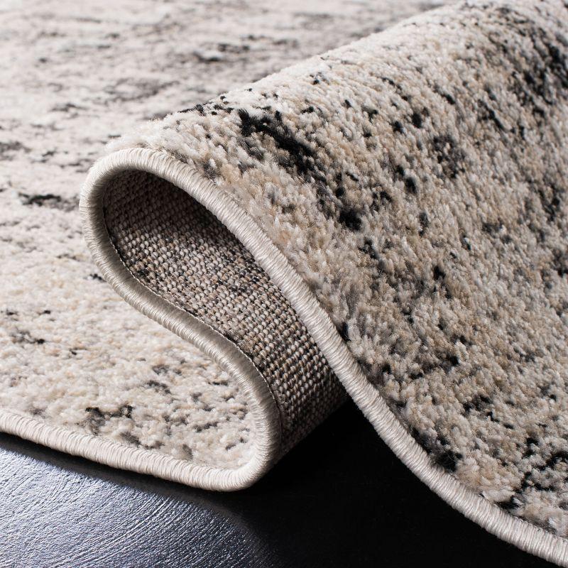 Adirondack ADR207 Machine Made Indoor Area Rug - Silver/Black - 9'x12' - Safavieh
