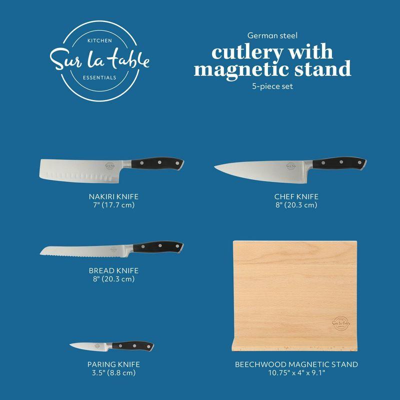 Sur La Table Kitchen Essentials Sur La Table Kitchen Essentials Tasting Kitchen 5 Piece Stainless Steel Knife Block Set