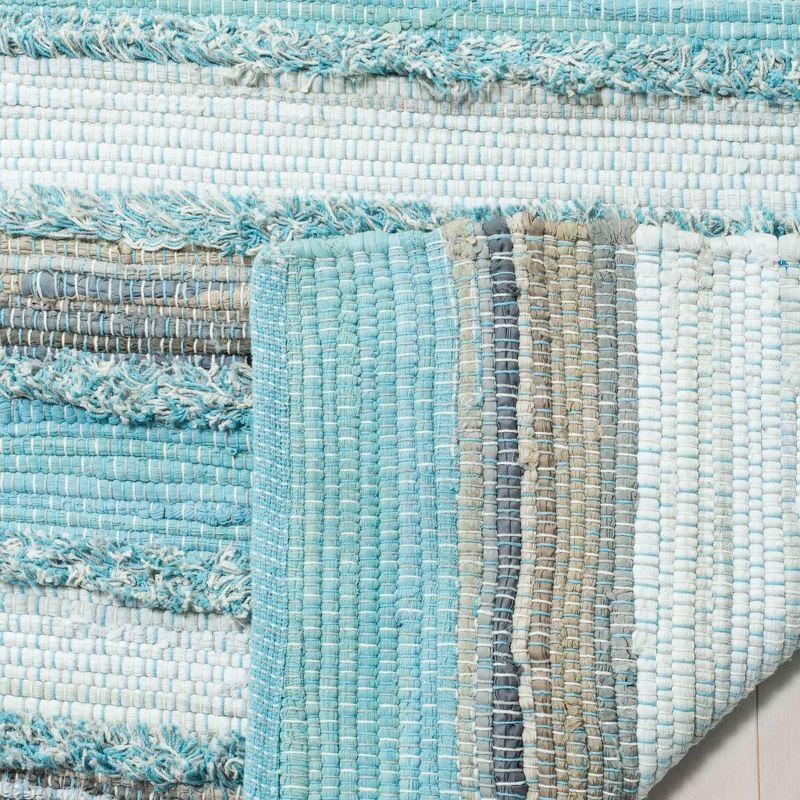 Montauk MTK951 Hand Woven Accent Rug - Aqua/Multi - 2'6"x4' - Safavieh.